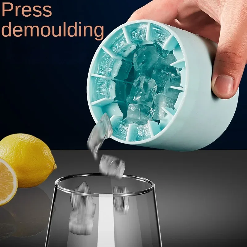 

Ice Bucket Cup Mold Ice Cubes Tray Food Grade Quickly Freeze Silicone