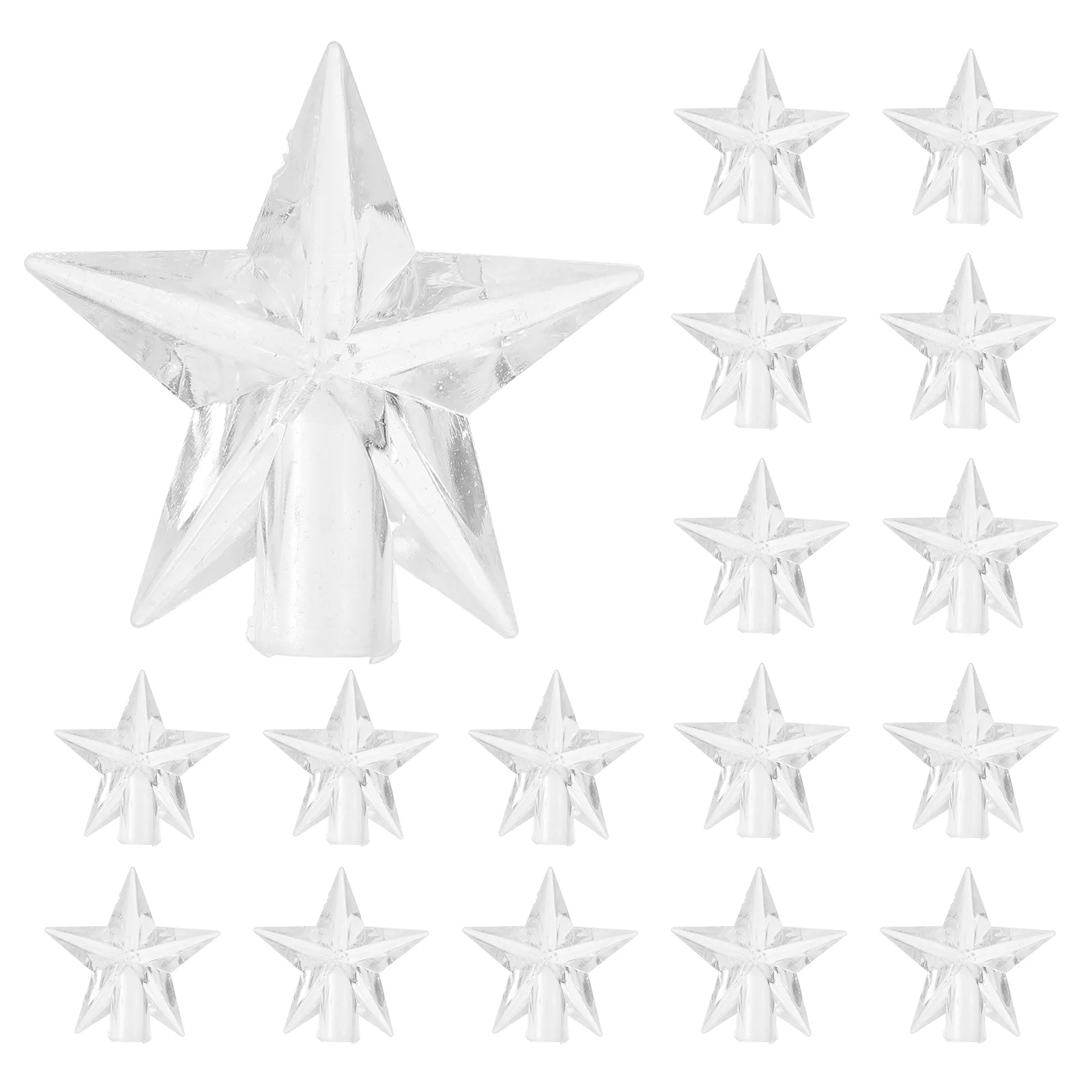 

Pentagram Light Shell Small Protection Cover Plastic Bulb Covers Accessory Beads Star Shape DIY Lampshade Simple Ornament