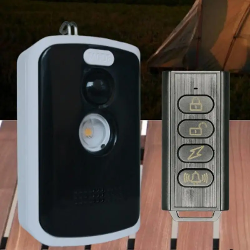 Camping Perimeter Alarm Remote Control 3 Modes Motion Detector Alarm Human Infrared Remote Control Board camping perimeter alarm