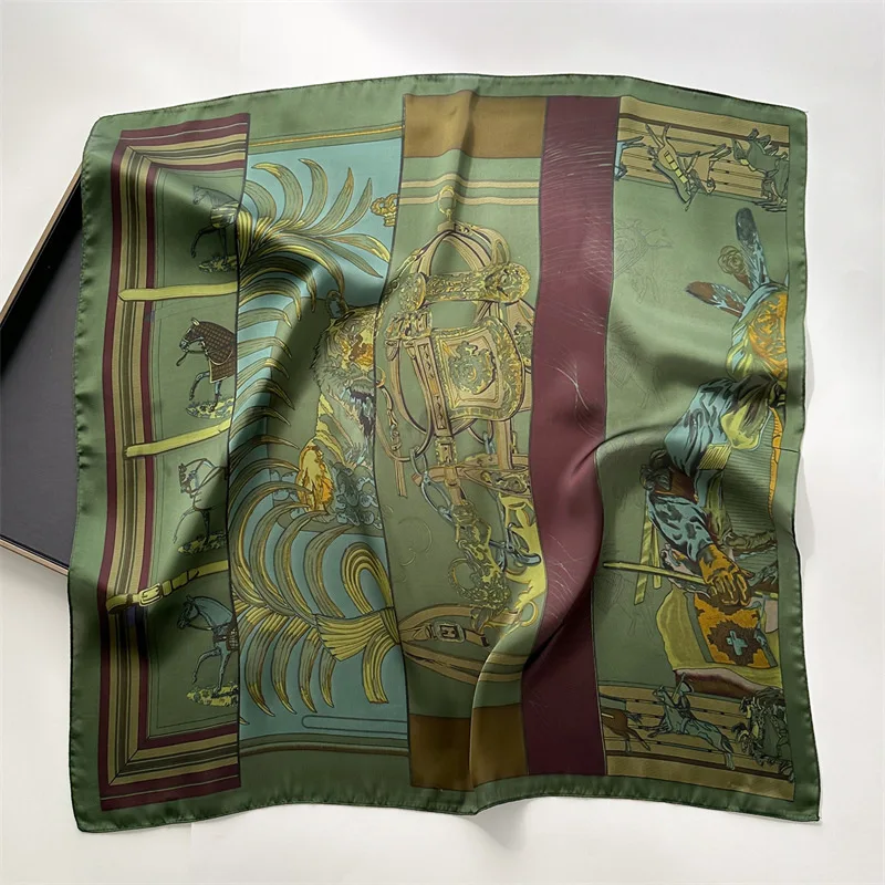 Green Square Scarf Women’s Bandannas