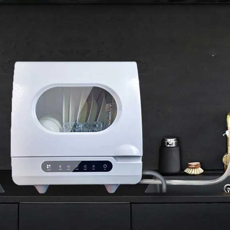 Appliances for Kitchen Dishwasher Small Automatic Smart Desktop Air-drying Dishwasher Portable 400x400x415mm 6