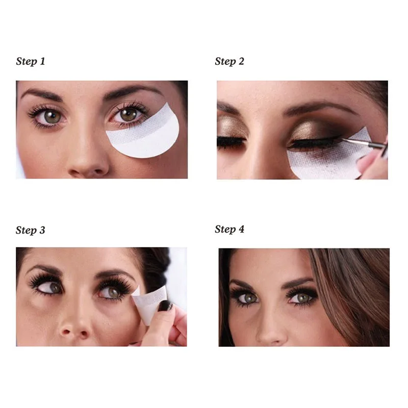 Makeup Tools 20/30/50pcs Eye Makeup Stencils Disposable Eyeshadow Stickers Eyeliner Shield Grafted Eyelashes Isolate Eyelash Removal Patches