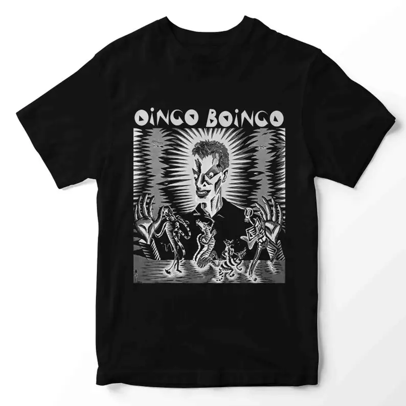 Oingo Boingo Tshirt Men's Cotton T-Shirt O-Neck Tees Short Sleeve Clothes Big Size