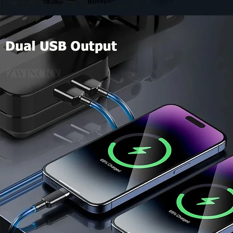 디월트용 USB 작업등 20V 리튬 배터리 캠핑 램프 LED 랜턴 야외 손전등 스포트라이트 비상용 도구 조명