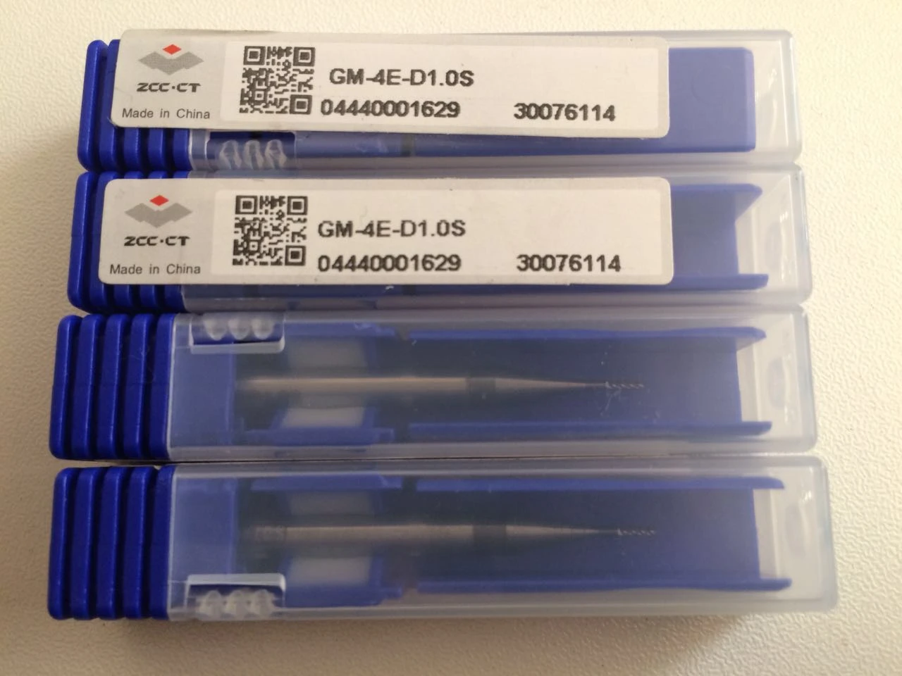 Original ZCC.CT CNC carbide end mills GM 4E D1.0S/D1.5S/D2.0S/D2.5S/D3