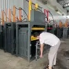 Handle Vertical Hydraulic Packer /Waste Paper Baler Of Garbage Station /Waste Cloth Compressor Machine 1