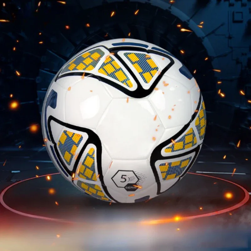 Professional Standard Football Size 5 PU Hot Lamination Match Training Machine Sticker PU Soccer Seamless Wear-resistant Ball