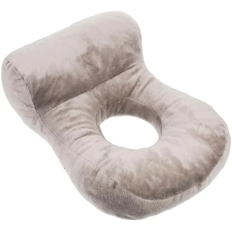 

Round Ear Pillow Home Sleep Pillow Office Accessory Desktop Decor Single Hole Ear Pillow Breathable Elderly Nursing Ear Pillow