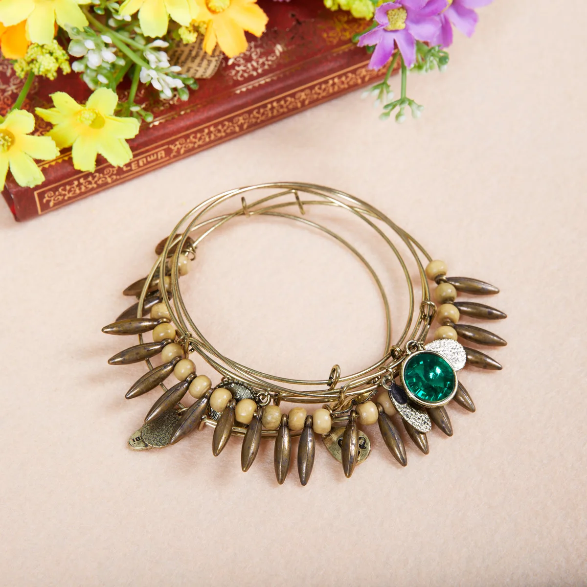 

1pcs/lot tribe style woman belly dancing bracelet lady performance dancing accessiories