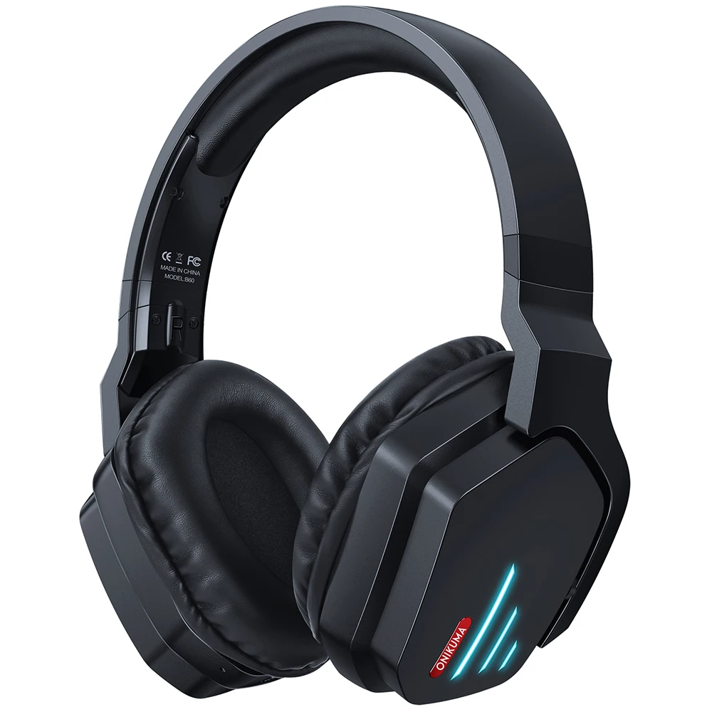 

ONIKUMA B60 Bluetooth-compatible Headset Wireless Stereo Noise-cancelling Gaming Headphones HIFI Music Portable Earphones