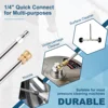 Pressure Washer Extension Rod 17-Inch Stainless Steel 1/4 Inch Quick-Connect Electric Washer Nozzle 4