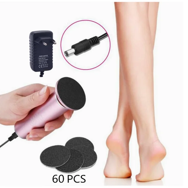 Feet Electric Sandpaper Rechargeable Foot Dead Skin Remover File Grinding  Removal Pedicure Calluses Heels Cracked Heels Portable - AliExpress