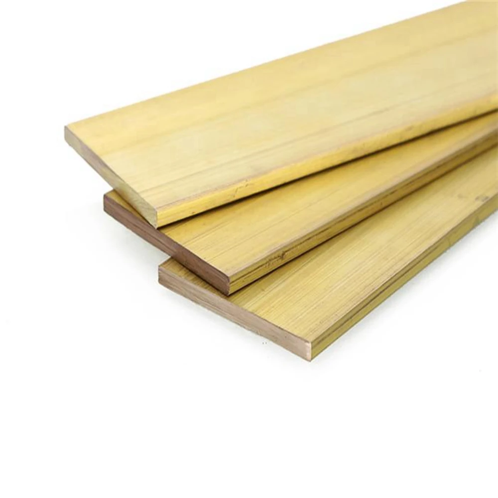 20x20x200mm 20x20x100mm H59 High Quality Brass Shaft Copper Square Flat Bar Model Maker DIY material All sizes in stock