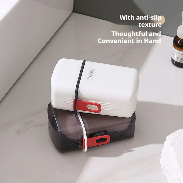 New Waterproof Portable Soap Rack with Cover Soap Container Travel Case Plastic Soap Storage Box Bathroom 3