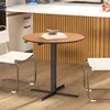 32'' Small Round Dining Table for 2-4 Person, Modern Multipurpose Round Conference Table Small Coffee Meeting Table 6