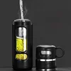520ML Tea Water Bottle With Tea Filter High Borosilicate Glass Tea Water Separation Water Cup Portable Filtering Bottle Tumbler 3