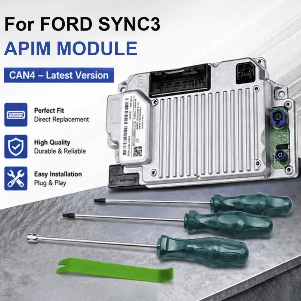 포드 링컨용 싱크 3 APIM 3.4 네비게이션 모듈 교체 부품 (VIN 프로그래밍된 NAV HP5T14G371CAG)