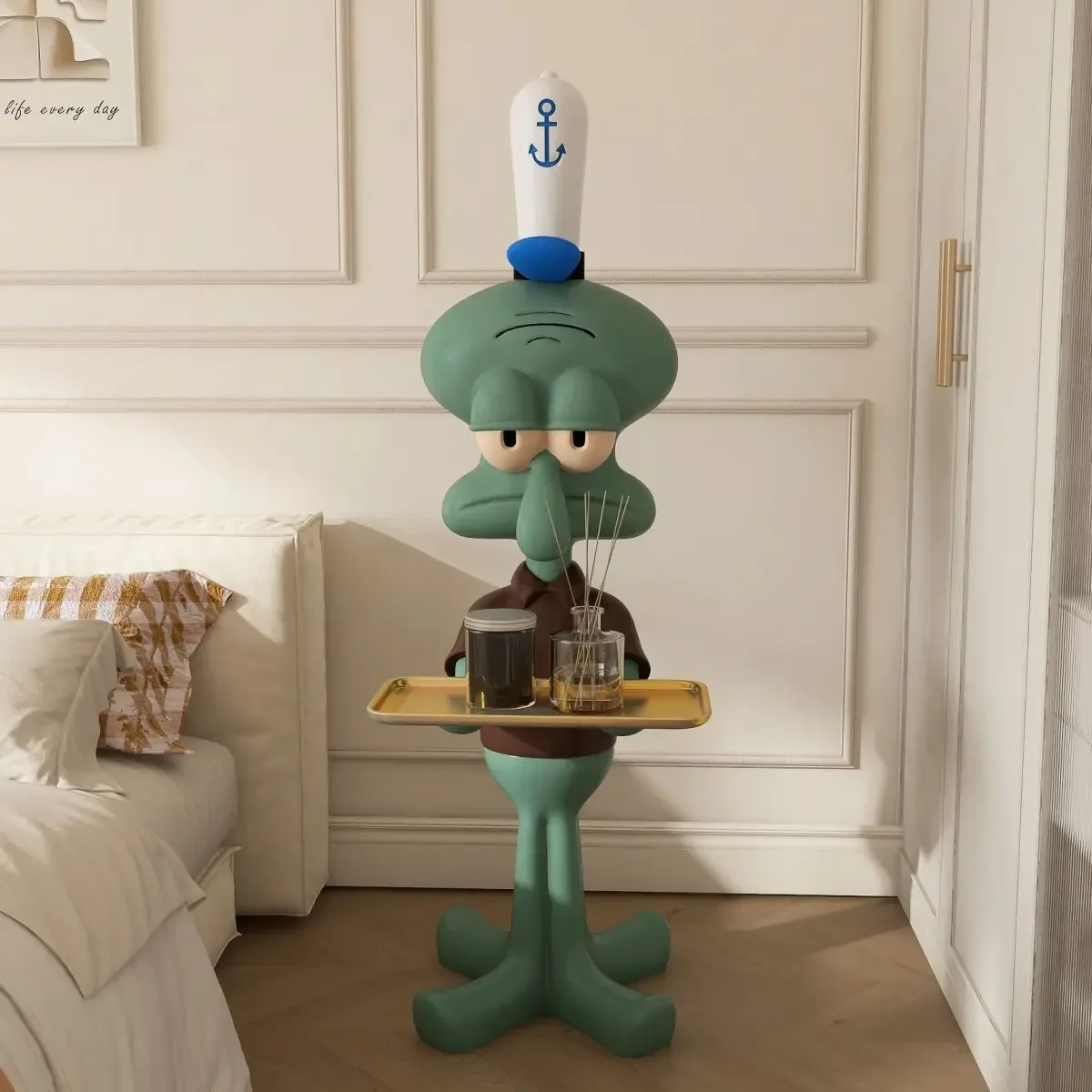 Octopus, Tray, Art, Ornament, Living Room, TV Cabinet, Bedroom, Home, Floor, Opening, Decoration, Shelf