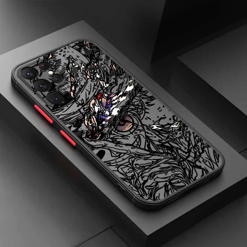 Frosted Translucent Soft Phone Case with Cool Anime O-One Pieces Design