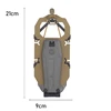 MOLLE folding navigation board, 90° rotating navigation adapter, hunting map package management panel. mobile phone holder 6