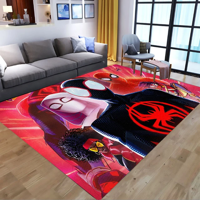 Spiderman Miles Morales tappeto per soggiorno Home Decor Spider Man  tappetini tappeto per camera da letto tappetini da bagno Anime articoli per  la casa - AliExpress