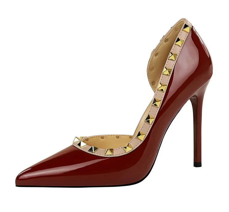 2025 Nuovo Sexy Nero Sottile Tacchi Alti 10.5 Centimetri Scarpe da Donna