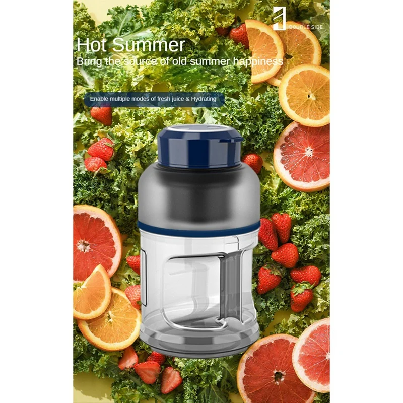 

1500ML Portable Blender Bottle Sports Juice Machine Powerful Kitchen Juice Blender Cup Orange Juicer Electric Mixers