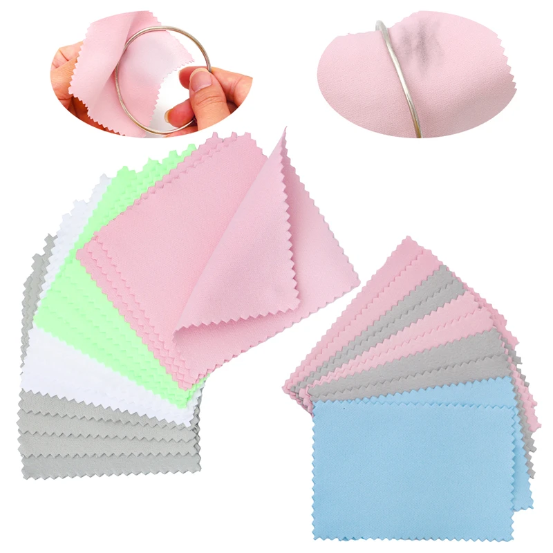 Silver Polishing Cloth Jewelry Cleaning Cloth Polishing Cloth Pink Silver  Cleaning Cloth Jewelry Cleaner Silver Buffing Cloth 