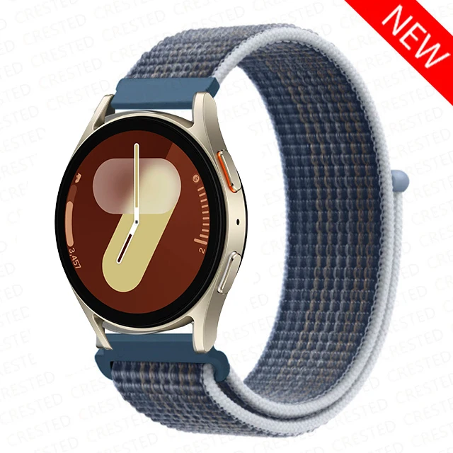Versatile Nylon Loop Bracelet for Smartwatches - 22mm/20mm Band