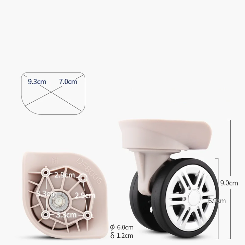 Suitable For Hanke Repair Luggage Suitcase Travel Suitcase Universal Wheel Wheel Airplane Mute Wheel Trolley Case Pulley