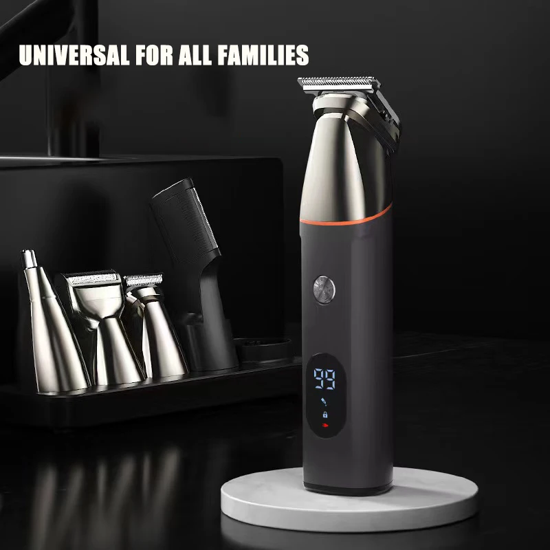 WAIKIL New Multi functional Home Barber Quick Change Blade Trimmer USB Portable Charging Cordless Beard Trimmer 2