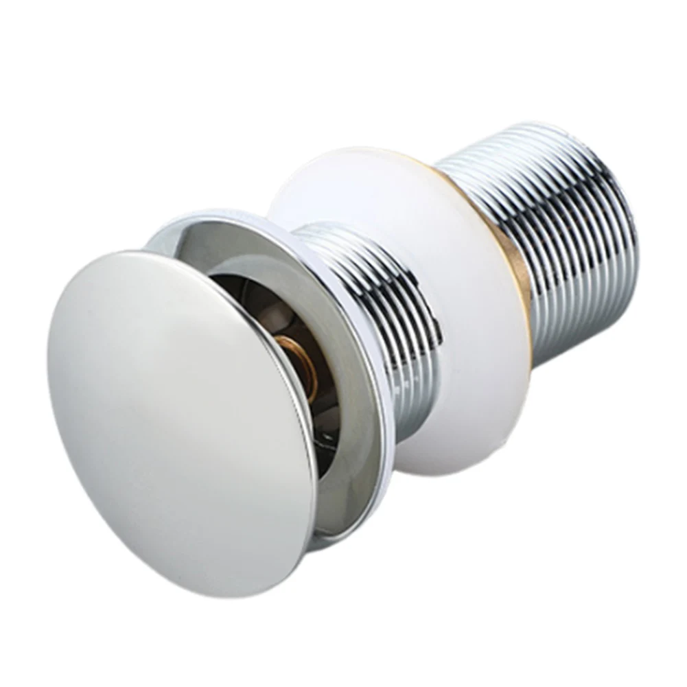 Pop Up Basin Sink Drain Stopper Anti-Leakage Push Type Basin Pop Up Drain Filter Sink Drain Strainer Bathroom Faucet Accessories