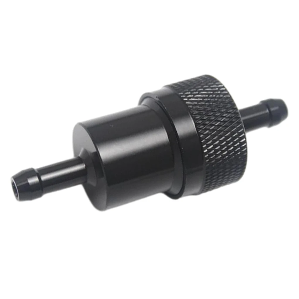 

2/3/5 CNC Универсальный 1 4 6 мм встроенный газовый топливный фильтр для мотоцикла внедорожника черный