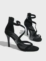 Sandales à talons hauts, sangle à talon mince pour femmes, mode extérieure, sandales de Style romain grande taille, chaussures à plateforme pour femmes 4