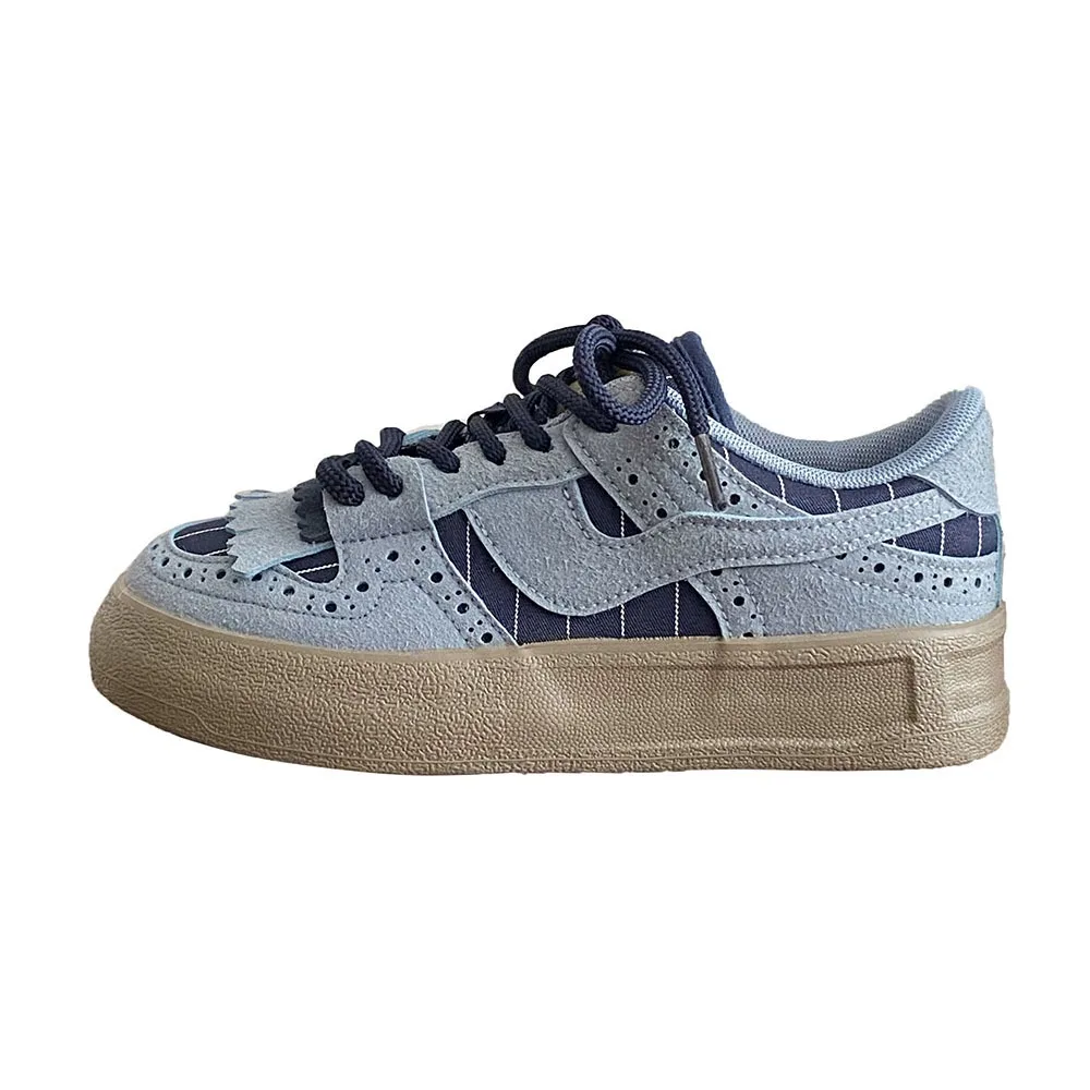 Retro Tassel Women Canvas Shoes 2024 Spring New High-end Mixed Colors Top Women Casual Shoes Breathable Shoes for Sports 24-166