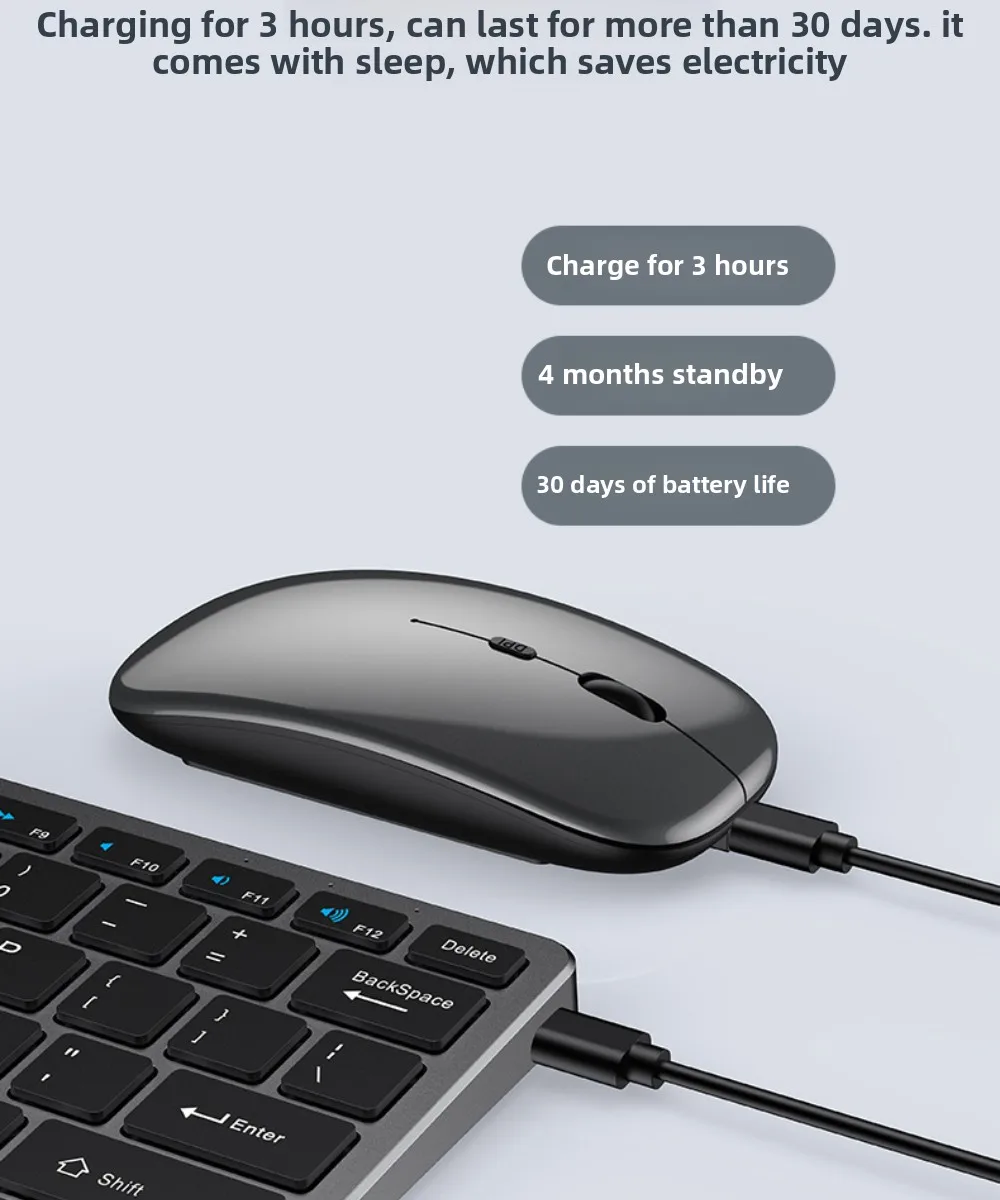 Kabellose Tastatur- und Maus-Sets 2,4G Bluetooth Teclado E Mouse Kit Pc Clavier De Ofertas Claviers Avec Souris Home Office_voghion.com