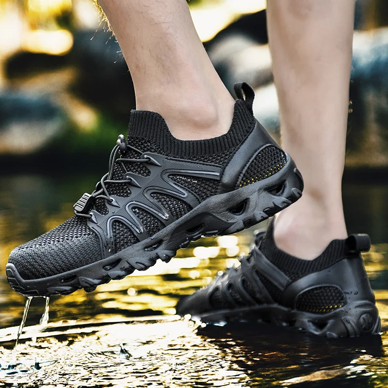

2023 New Hot Sale Men's Casual Shoes Summer Outdoor Sneakers Mesh Breathable Men's Shoes Comfortable Men Loafers Big Size 36-46