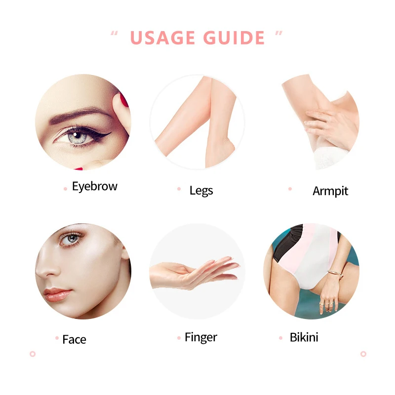 Electric Eyebrow Trimmer Rechargeable Painless Eyebrow Epilator Eyebrow Shaper Shaver Razor Portable Facial Hair Remover Women