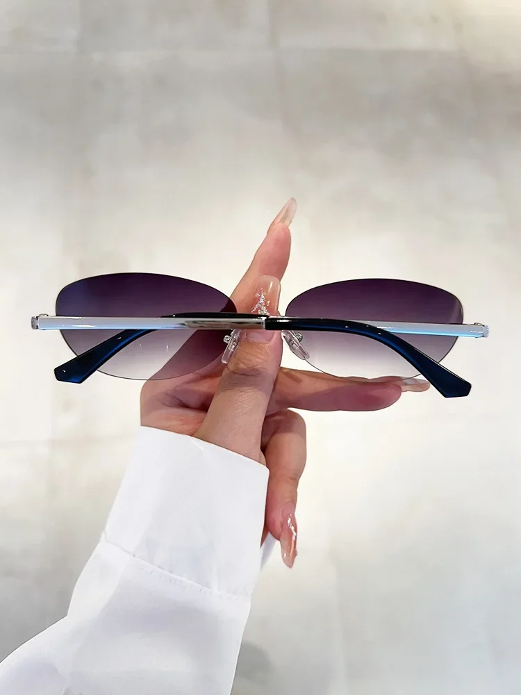 Luxury Cat Eye Sunglasses - Vintage Punk Womens Shades UV400