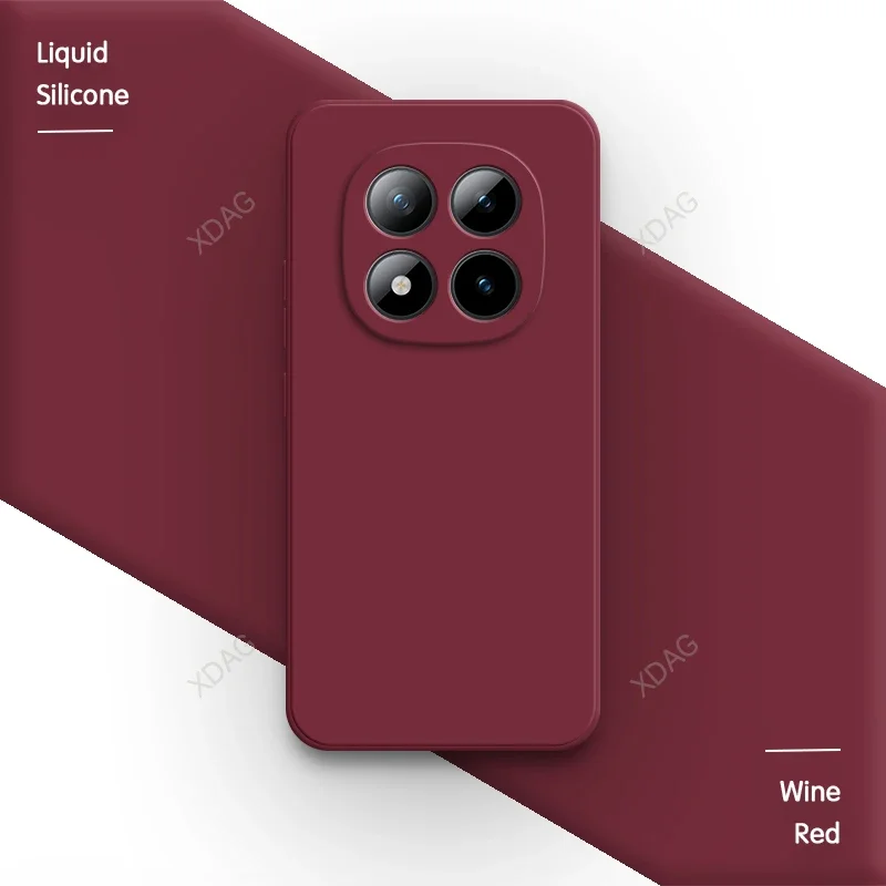 Luxury Liquid Silicone Soft Phone Case - Simple Back Cover