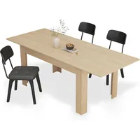 Extendable Dining Table  Wooden Dining Room Table, Modern Extendable Table for Gatherings, Meeting for Small Kitchens 2