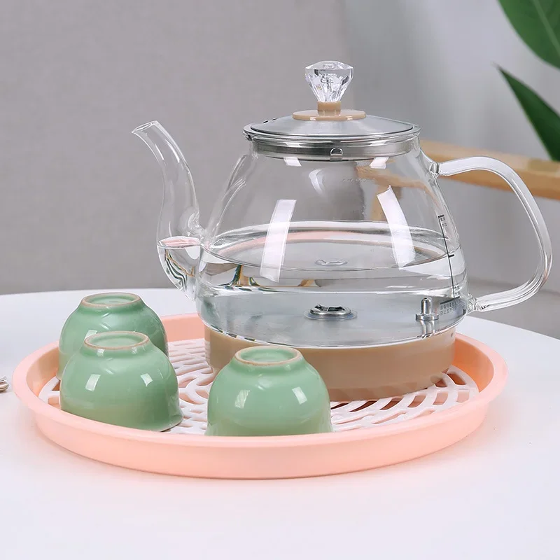 Multifunctional Drain Tray Simple Tea Tray Creative Double-layer Drain Shelf Hollow Fruit Drain Tray Household