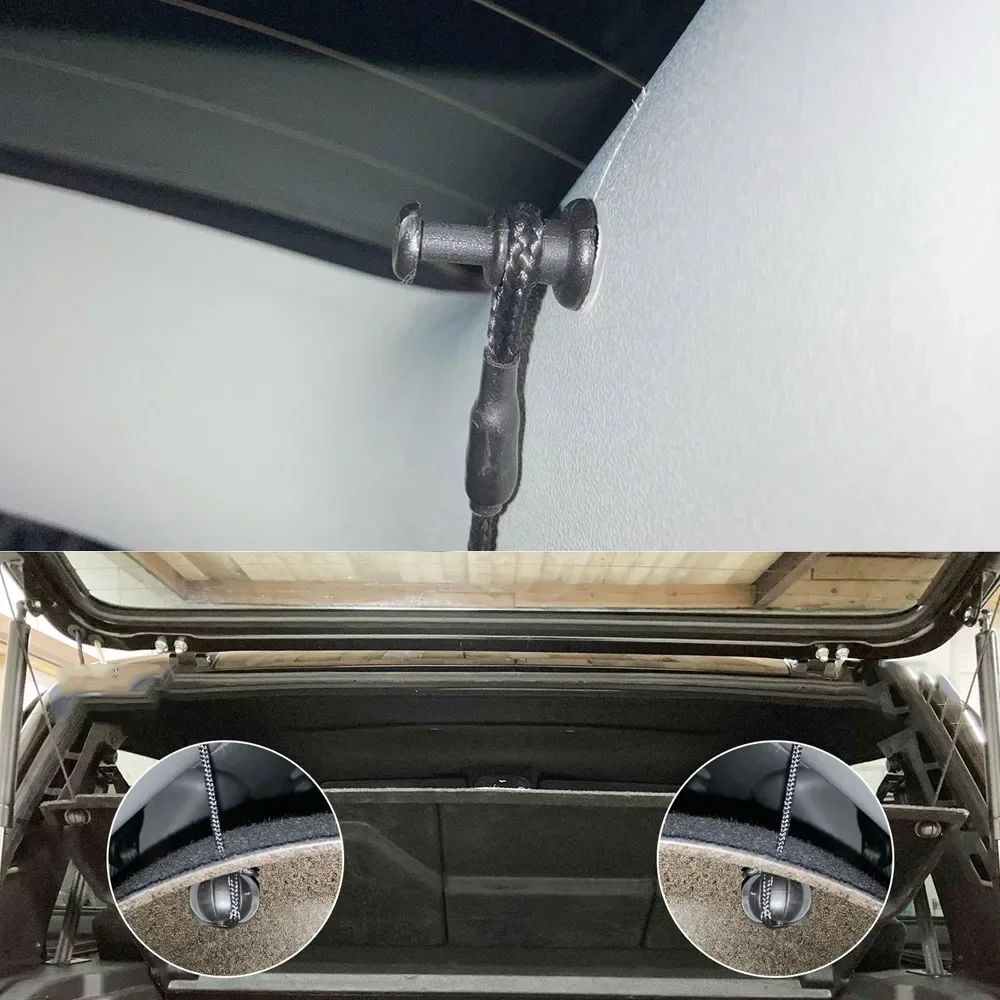 Parcel Shelf String For SKODA Octavia MK2 1Z 9B9 Cord Tonneau Cover Strap Hatch Tailgate Trunk 2004 2005 2006 2007 2008-2013 car parcel shelves string