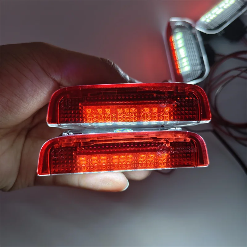 4Pcs 12V LED Auto Tür Licht Auto Signal Lampe Für VW Golf 5 6 7 7,5 2006-2018 Passat 2005-2018 Jetta Tiguan Arteon T-ROC CC EOS – Detail 4