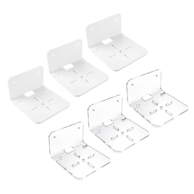

3pcs Acrylic Camera Holder Shelves with Mounting Accessories Speakers 667A