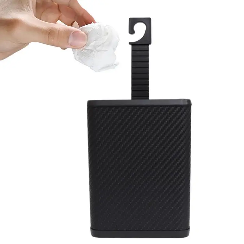 

Автомобильный контейнер для мусора, автомобильный контейнер для хранения, автомобильные мусорные банки с высокой прочностью, экономит много места, дизайн крючка, автомобильные гаджеты для