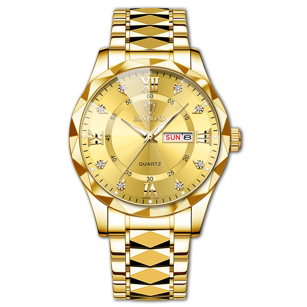Men's Wrist Watch Waterproof Quartz Watch With Date And Glow_voghion.com