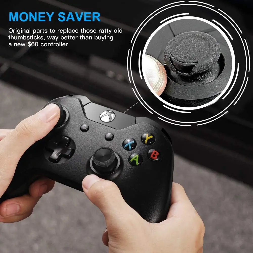Repuesto de Joystick analógico 3D para Xbox One, 50-100 piezas, Gamepad, Thumb Stick, cubierta