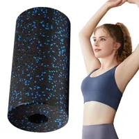 Foam Roller Yoga Column High Density Exercise Roller Multi-Function EPP Hollow Massage Roller Non Slip for Yoga Pilates