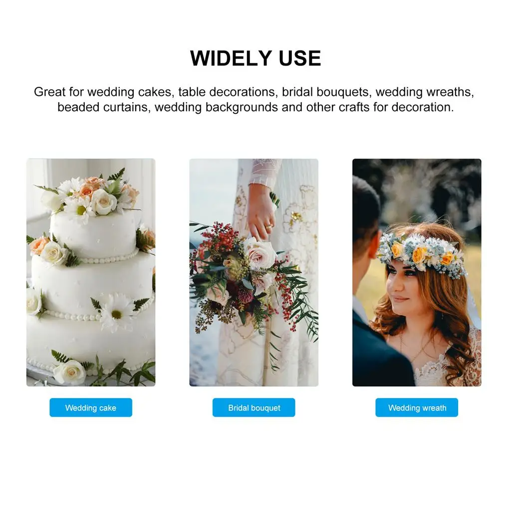 30m Imitation Pearl Bead Roll Cotton Thread Trim Faux Rolled Chain Jewelry Accessories DIY Wedding Party Crafts